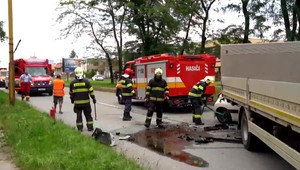 Záchranné zložky vyrazili k vážnej dopravnej nehode. Išlo však o cvičenie