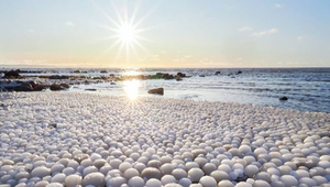Pláž zasypali tisíce ľadových "vajíčok": Vedci prezradili, ako záhada vznikla