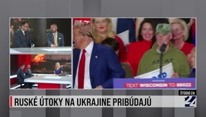 Štúdio 24 o pribúdajúcich ruských útokoch na Ukrajine