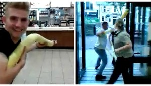 Šialení mladíci vystrájali v reštaurácii s penovými tubami