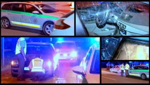 Nahánačka v Zlatých Moravciach, mladík (24) strieľal na prenasledované auto