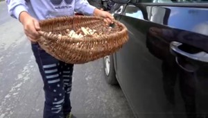 Žena predávala pri ceste huby. Keď ich záujemcovi podala, dupol na plyn a zranil ju