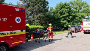 Hasiči trénovali zásah v detskej nemocnici. Požiar vypukol v kuchynke
