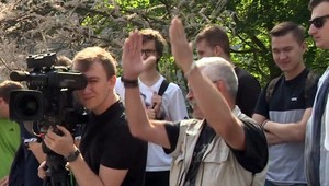 Nielen teória, ale aj prax. Študenti si vyskúšali satelitný prenos, takzvaný televízny živák