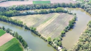 Pri Komárne vznikol nový ostrov, mal by sa stať útočiskom pre chránené vtáky