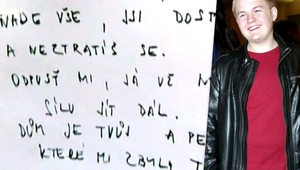 Bartošovej (†48) list synovi. Dátum dopísal Rychtář