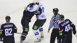 KHL Highlight: Rozbehnutý Slovan nezastavil ani Barys Astana