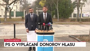 Tlačová beseda PS o vyplácaní donorov Hlasu