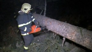 Stromy padali ako zápalky, silný vietor bičoval Tatry aj Oravu