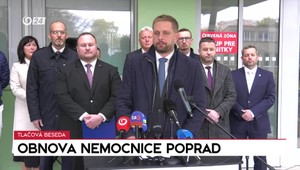 Tlačová beseda Kamila Šaška o rekonštrukcii Nemocnice Poprad