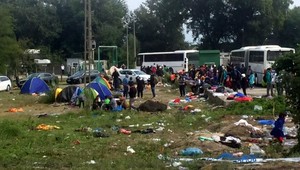 Maďari zvážali migrantov k Medveďovu desiatkami autobusov