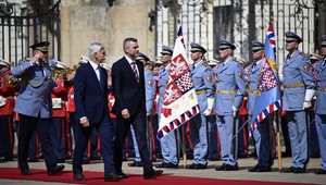 Pavel na Pražskom hrade prijal slovenského prezidenta Petra Pellegriniho