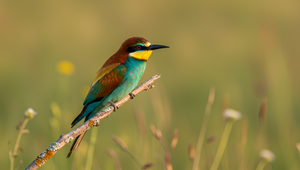 Pestrofarebný nepriateľ úľov: Prečo včelári nemajú radi včelárika?