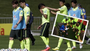 Postihnutý chlapec žongloval na tréningu Brazílčanov. Neymara dojal až k slzám