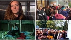 Učiteľka angličtiny z USA nocuje pred cudzineckou políciou, aby sa dostala k vízam