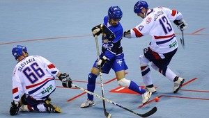 Hokejbal-MS highlight: Slováci porazili obávaných Grékov