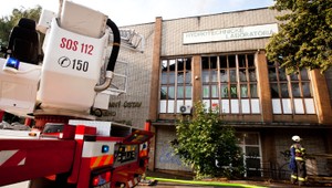 Požiar pri PKO. Chytil sa odpad v budove štátu