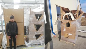 Šokujúci objav vo firme v Želiezovciach: V krabici sa ukrýval mladík z Afganistanu