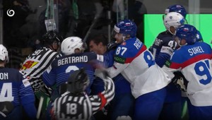 Slovensko vyhralo 2:1. Po záverečnom hvizde sa spustila hromadná bitka