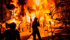 Masívny požiar v Londýne. Horela knižnica a aj múzeum