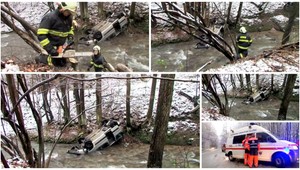 Mama (32) podcenila sneh a gumy, so synom (3) skončili v potoku