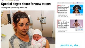 Zuzana porodila v Londýne, dostala sa do novín