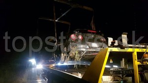 EXKLUZÍVNE: Auto, na ktorom jazdí Rytmus, skončilo v priekope pri diaľnici