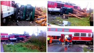 Na Záhorí havaroval osobný vlak s štyridsiatimi cestujúcimi