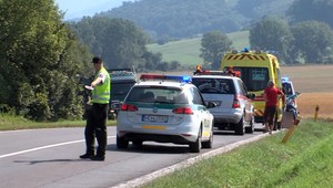 Motorkár skončil v priekope po tom, ako mu do cesty vbehlo zviera. Pomohli mu až pracovníci odťahovky