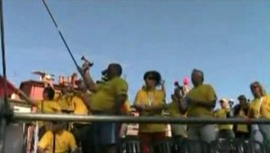 Žltý fanklub vodákov na MS v Španielsku odplašil aj vtákov