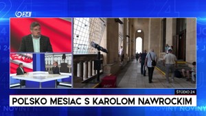 Štúdio 24: Poľsko mesiac s Karolom Nawrockim