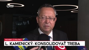Minister financií Kamenický o aktuálnych témach: Konsolidovať treba