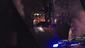 V Rovinke horel poschodový dom, oheň bol len kúsok od čerpacej stanice