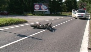 Príšerná zrážka motorkára. Pohľad šokoval aj policajtov...