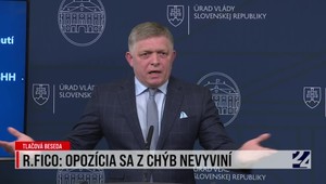 Tlačová beseda premiéra Fica: opozícia sa z chýb nevyviní