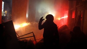 Demonštranti v Kyjeve obsadili tri ministerstvá