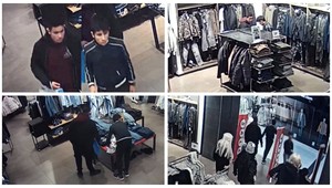 VIDEO: Z obchodu zmizlo oblečenie. Polícia vyhlásila pátranie po týchto mladíkoch