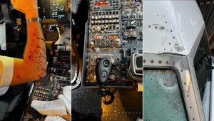 Do lietadla narazil neznámy objekt. Zranený pilot musel núdzovo pristáť