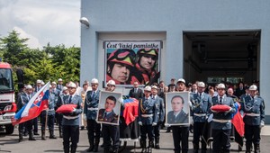 FOTO: V Prešove sa rozlúčili s hrdinami z havarovaného vrtuľníka