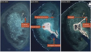 Čína rieši spor o územie, stavia si vlastné umelé ostrovy