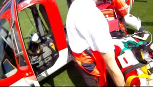 Na chlapca (6) spadli vidly. Zasahovať musel vrtuľník