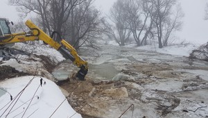 V Ubli majú mimoriadnu situáciu, kryhy upchávajú rieku
