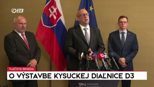 Tlačová beseda ministra dopravy o výstavbe kysuckej diaľnice D3