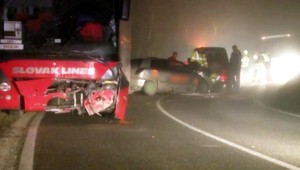 Tragická zrážka autobusu a auta pri Piešťanoch. Marek (†27) nehodu neprežil