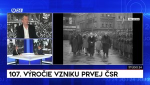 Štúdio 24: Historik o 107. výročí vzniku prvej ČSR