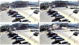 Policajná naháňačka skončila zrútením budovy