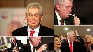 Zeman na hrade. Médiá skloňujú cigarety, alkohol a iróniu