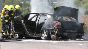 Testovacia jazda sa zmenila na horor: Auto zhorelo do tla počas kontroly