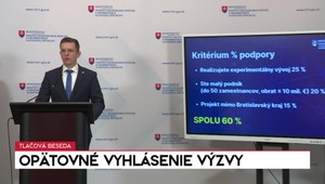 Tlačová beseda MIRRI na tému: Opätovné vyhlásenie výzvy