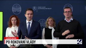 Tlačová beseda vlády po rokovaní